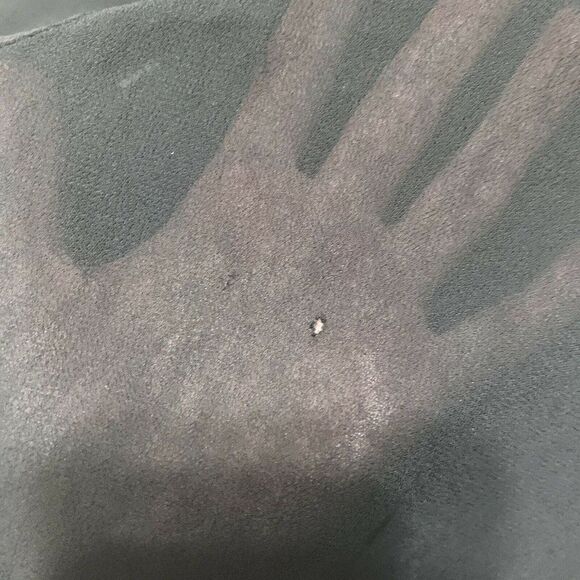 wilt womens solid black Crew Neck sheer tank top blouse xs - Picture 5 of 5